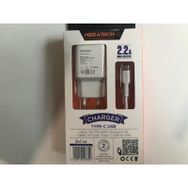 Megatech MT-CT2 2.2A 2 In 1 Typc-e Ev Şarj Type-c Kablo Hızlı Şarj