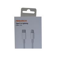 Megatech MT-D3L-T 1 m USB Type-C to Lightning Şarj ve Data Kablosu