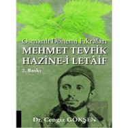 Mehmet Tevfik Hazine-i Letaif Cengiz Gökşen