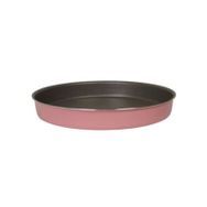 Mehtap Pembe 34 cm Granit Yuvarlak Tepsi
