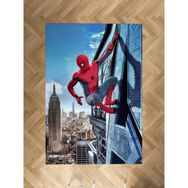 Mekta Home Bebek ve Çocuk Odası Spider-Man Desenli Halı - Renkli - 120 x 180 cm