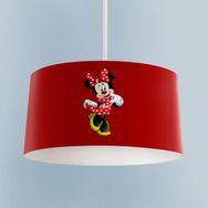 Mekta Home Kırmızı Mickey Mouse Desenli Renkli Avize