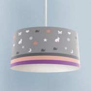 Mekta Home Renkli Soft Gri Avize