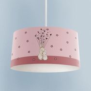 Mekta Home Tavşan Desenli Pembe Avize
