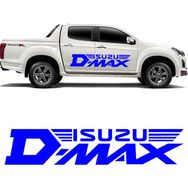Melek Pazarı S1734 Isuzu D-Max Sticker off Road Mavi 40x8 cm Oto Sticker