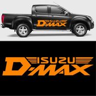 Melek Pazarı S1734 Isuzu D-Max Sticker off Road Turuncu 40x8 cm Oto Sticker