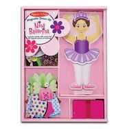 Melissa&Doug Ahşap Mıknatıslı Giydirme Balerin Nina