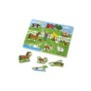 Melissa&Doug Ahşap Sesli Old MacDonal's Farm Yapboz