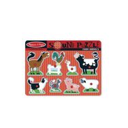Melissa&Doug Ahşap Sesli Yapboz Çiftlik Hayvanlar