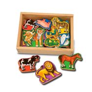 Melissa&Doug MD000475 Ahşap Mıknatıslı Hayvanlar