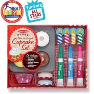 Melissa&Doug MD004019 Ahşap Cupcake Seti