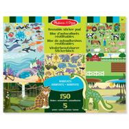 Melissa&Doug MD004196 Tak Çıkar Çıkartma Kitabı - Hayvanlar