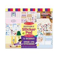 Melissa&Doug MD004197 Oyun Evi Tak Çıkar Çıkartma Kitabı