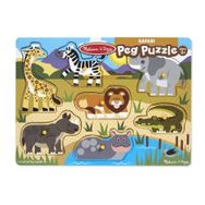 Melissa&Doug Melıssa Doug Ahşap Tutmalı Yapboz Safari