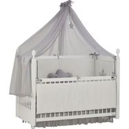 Meltem Smart Kral 60x120 cm Beyaz Anne Yanı Sallanır Beşik