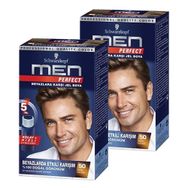 Men Perfect 50 Açık Kahve 80 ml x 2 Adet Saç Boyası