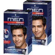 Men Perfect 90 Siyah 2x80 ml Saç Boyası