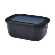 Mepal Multi Bowl Cirqula Rectangular 1500 ml Siyah Saklama Kabı