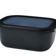 Mepal Multi Bowl Cirqula Rectangular 3000 ml Black Saklama Kabı