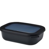 Mepal Multi Bowl Cirqula Rectangular Black 1000 ml Saklama Kabı