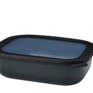 Mepal Multi Bowl Cirqula Rectangular Black 2000 ml Saklama Kabı