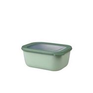 Mepal Multi Bowl Cirqula Rectangular Nordic White Gri 1500 ml Saklama Kabı