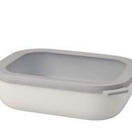 Mepal Multi Bowl Cirqula Rectangular White 2000 ml Saklama Kabı