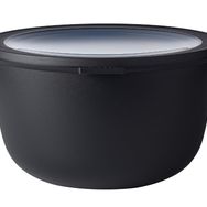 Mepal Multi Bowl Cirqula Round 3000 ml Siyah Yemek Kabı