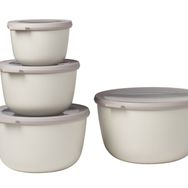 Mepal Set Cirqula Round 4 Parça 350+750+1250+2250 ml Beyaz Saklama Kabı