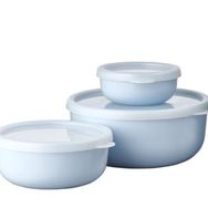 Mepal Storage Box Lumina 250+750+1500 ml 3 Parça Set Açık Mavi Saklama Kutusu