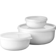 Mepal Storage Box Lumina 250+750+1500 ml 3 Parça Set Beyaz Saklama Kutusu