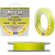 Mercan PE Örgü Platinum 8X İp 0.15 mm - 150 mt Sarı Misina