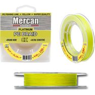 Mercan PE Örgü Platinum 8X İp 0.17 mm - 150 mt Sarı Misina