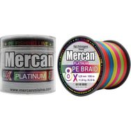 Mercan PE Örgü Platinum 8X İp 0.20 mm - 1000 mt Multicolor Misina