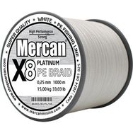 Mercan PE Örgü Platinum 8X İp 0.25 mm - 1000 mt Beyaz Misina