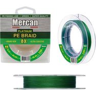 Mercan PE Örgü Platinum 8X İp 0.47 mm - 150 mt Yeşil Makara Misina
