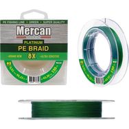 Mercan PE Örgü Platinum 8X İp 0.52 mm - 150 mt Yeşil Makara Misina