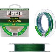Mercan PE Örgü Platinum 8X İp 0.57 mm - 150 mt Yeşil Makara Misina