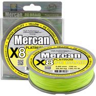 Mercan PE Örgü Platinum X8 İp 150 m Sarı 0.80 mm Misina