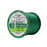 Mercan Pe Örgü Platinum X8 İp 500 m Yeşil Misina