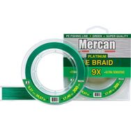 Mercan Pe Örgü Platinum X9 300 mt 0.27 mm Yeşil Makara Misina İp