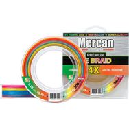 Mercan PE Örgü Premium 4X İp 0.28 mm - 300 mt Multi Colour Misina