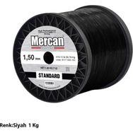 Mercan Standart 1.50 mm 1 kg Siyah Bobin Misina