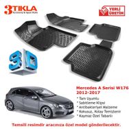 Mercedes A Serisi W176 2012-2017 Seti 3D Havuzlu Paspas