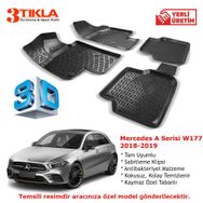 Mercedes A Serisi W177 2018-2019 Seti 3D Havuzlu Paspas