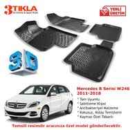 Mercedes B Serisi W246 2011-2018 Seti 3D Havuzlu Paspas
