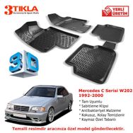 Mercedes C Serisi W202 1992-2000 Seti 3D Havuzlu Paspas