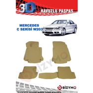 Mercedes C Serisi W203 2000-2007 3D Havuzlu Paspas