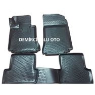 Mercedes C Serisi W204 2007-2014 Siyah 3D Havuzlu Paspas