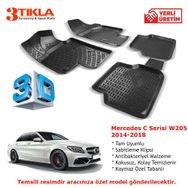 Mercedes C Serisi W205 2014-2018 Seti 3D Havuzlu Paspas